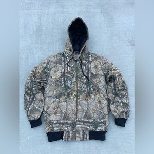 Carhartt Real Tree Camo Rework hooded jacket Men Size L and size XL